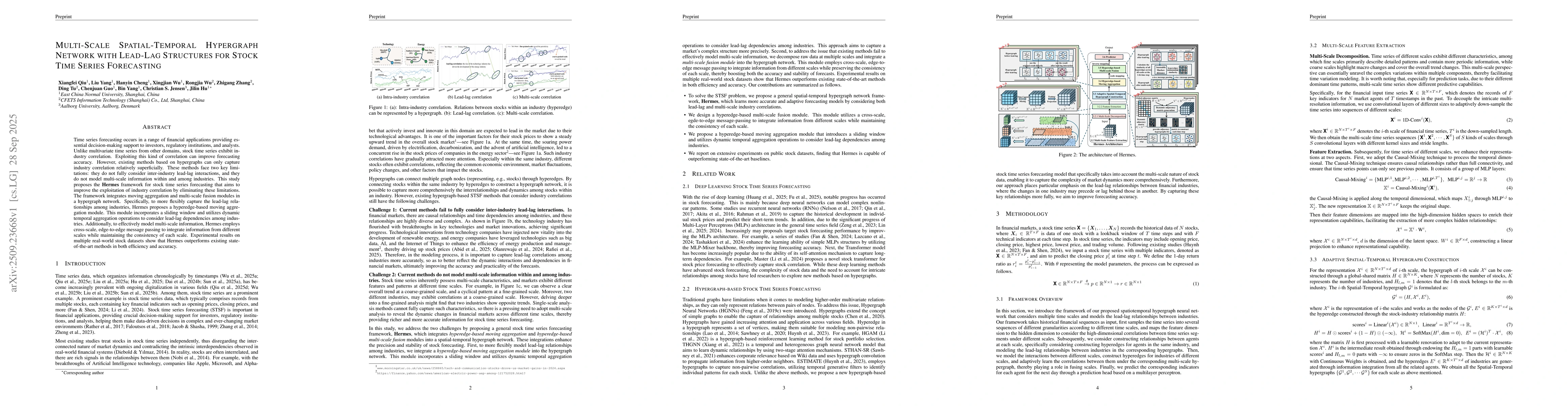 Thumbnail for Multi-Scale Spatial-Temporal Hypergraph Network with Lead-Lag Structures
  for Stock Time Series Forecasting