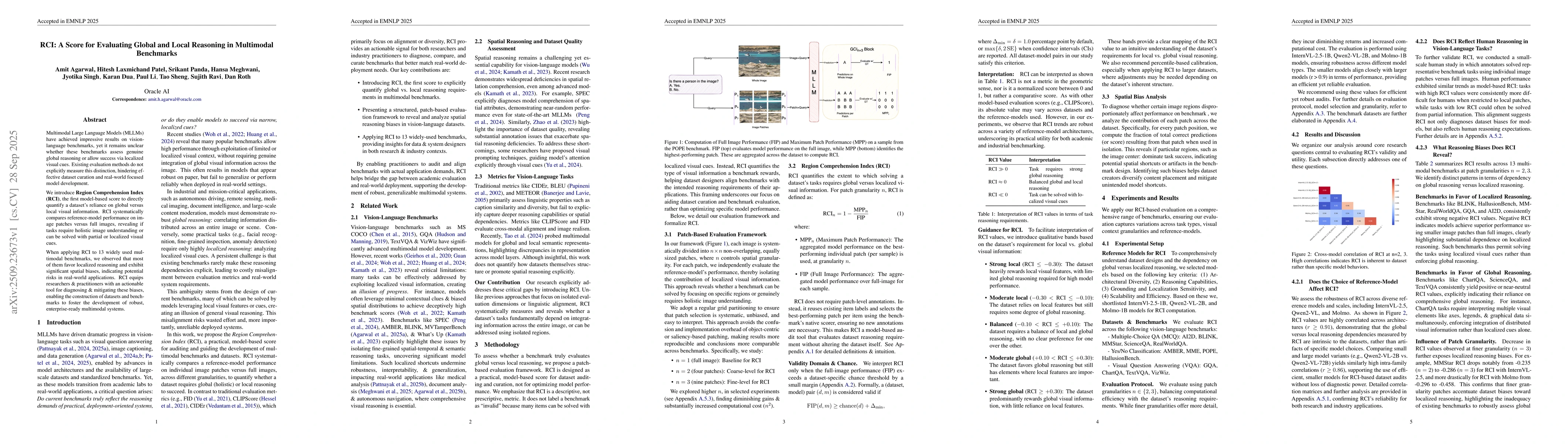 Thumbnail for RCI: A Score for Evaluating Global and Local Reasoning in Multimodal
  Benchmarks
