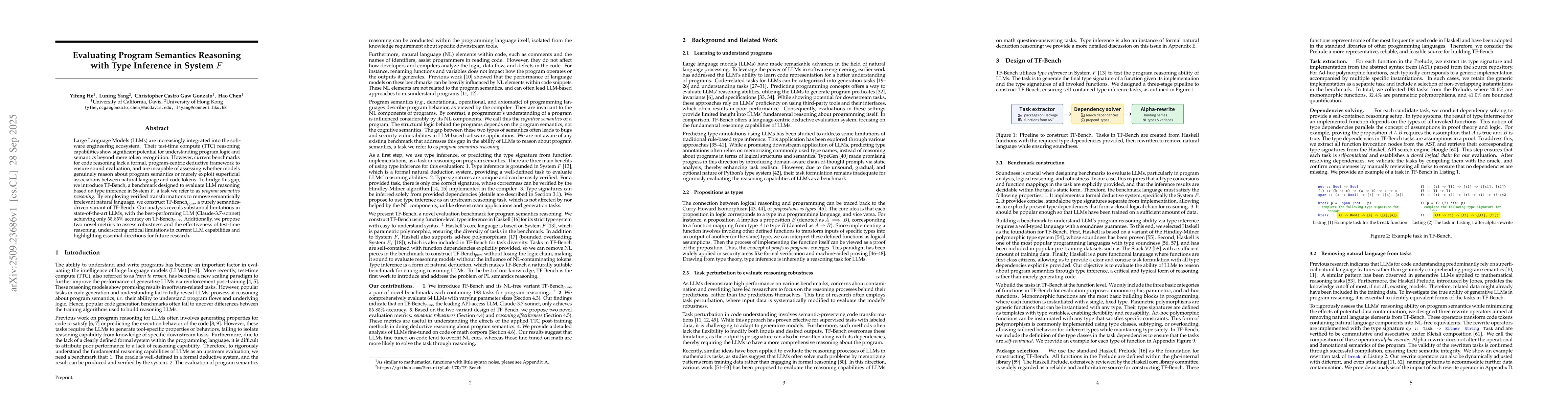 Thumbnail for TF-Bench: Evaluating Program Semantics Reasoning with Type Inference in
  System F