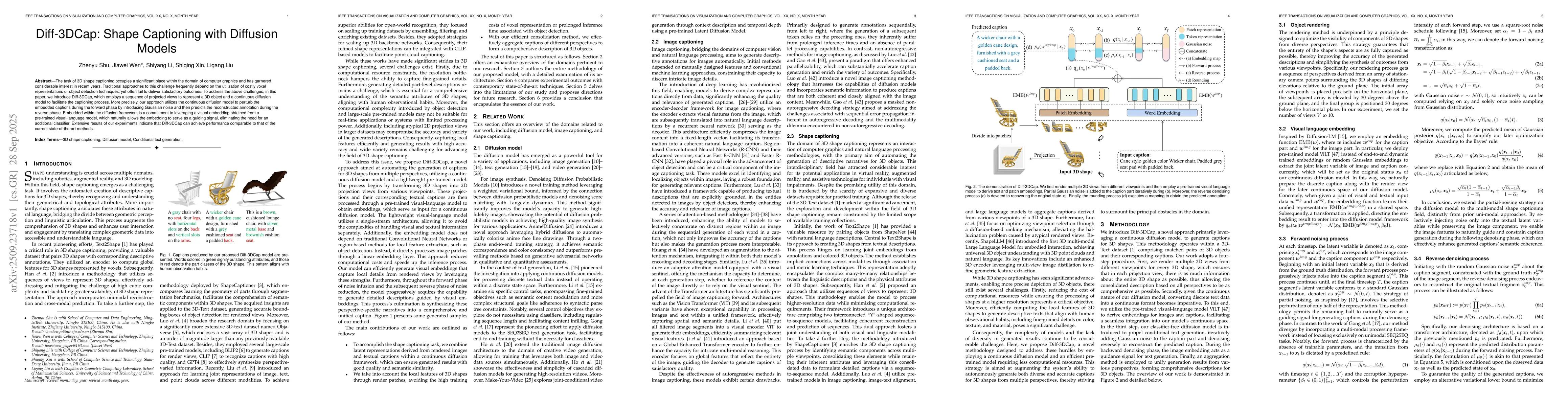 Thumbnail for Diff-3DCap: Shape Captioning with Diffusion Models
