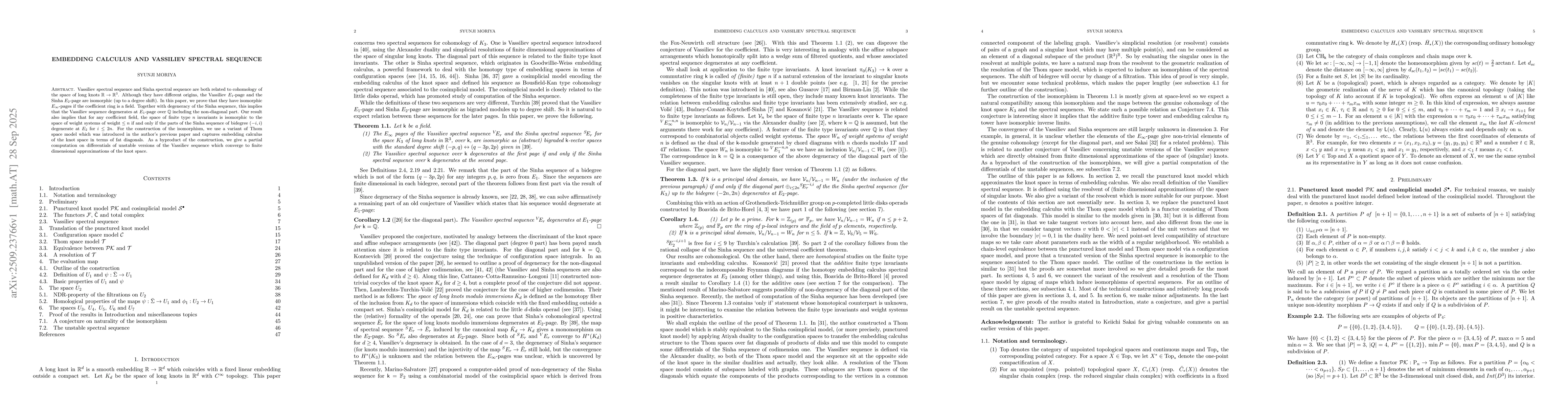 Thumbnail for Embedding calculus and Vassiliev spectral sequence