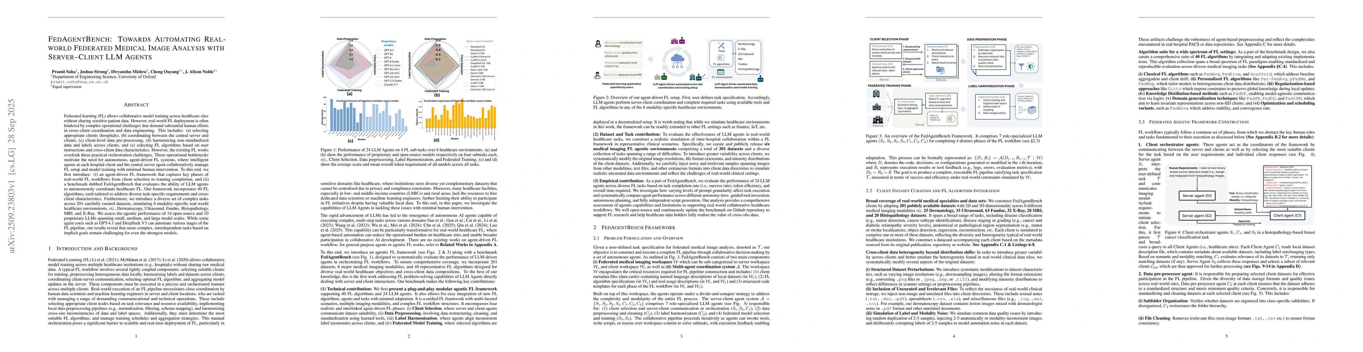 Thumbnail for FedAgentBench: Towards Automating Real-world Federated Medical Image
  Analysis with Server-Client LLM Agents