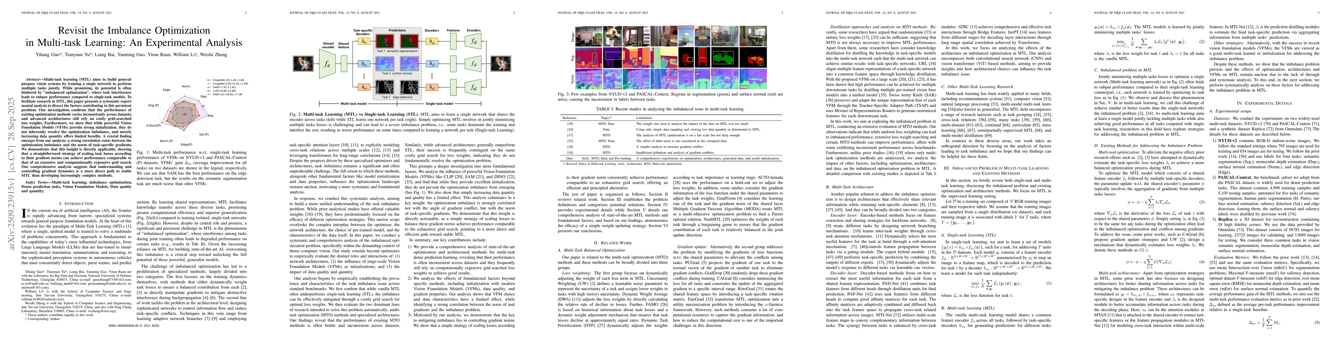 Thumbnail for Revisit the Imbalance Optimization in Multi-task Learning: An
  Experimental Analysis