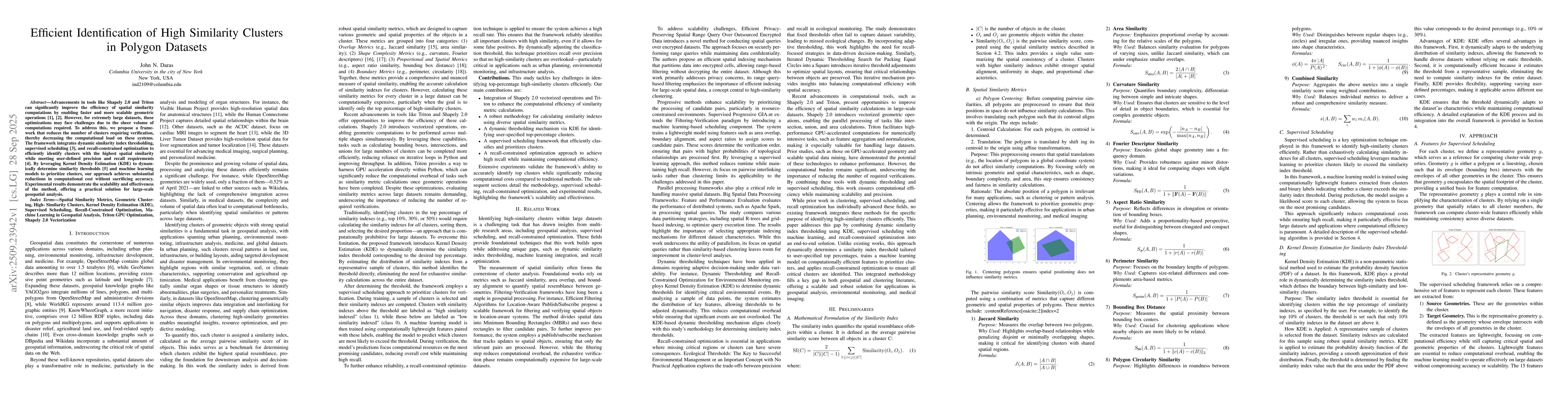 Thumbnail for Efficient Identification of High Similarity Clusters in Polygon Datasets