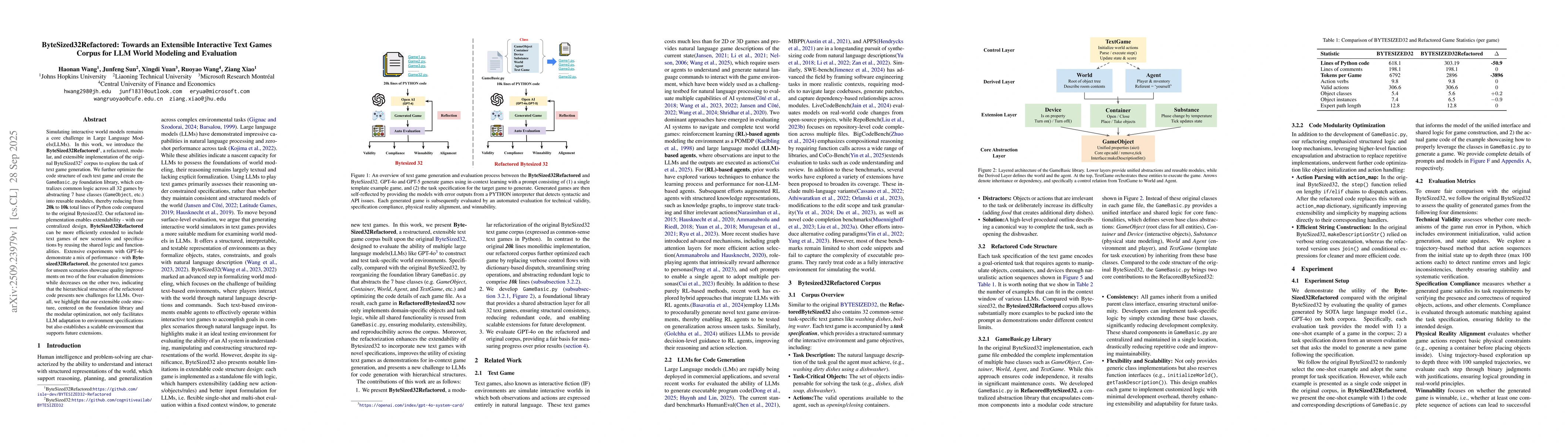Thumbnail for ByteSized32Refactored: Towards an Extensible Interactive Text Games
  Corpus for LLM World Modeling and Evaluation