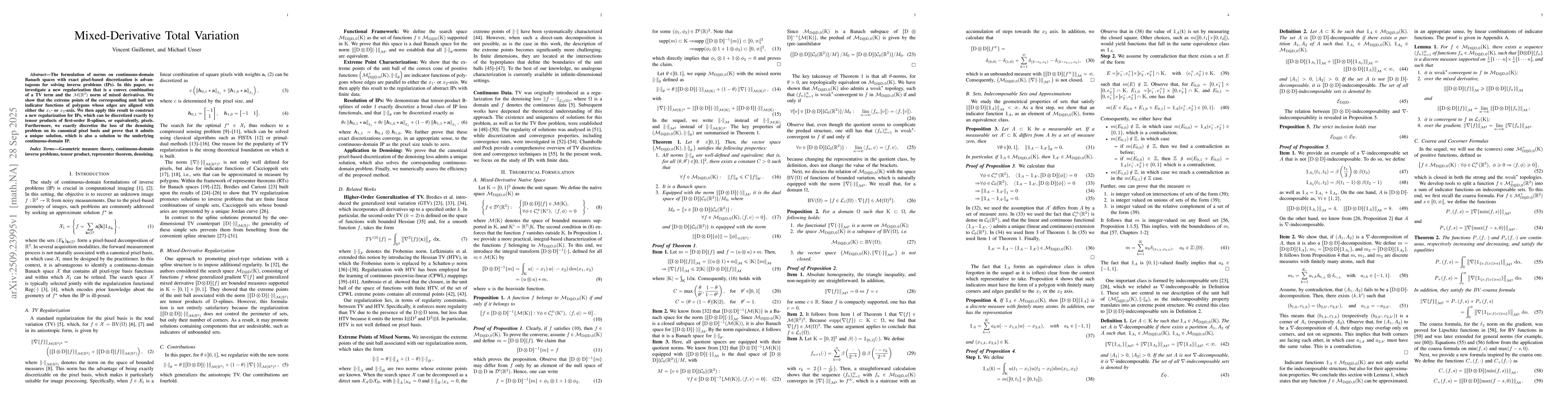 Thumbnail for Mixed-Derivative Total Variation