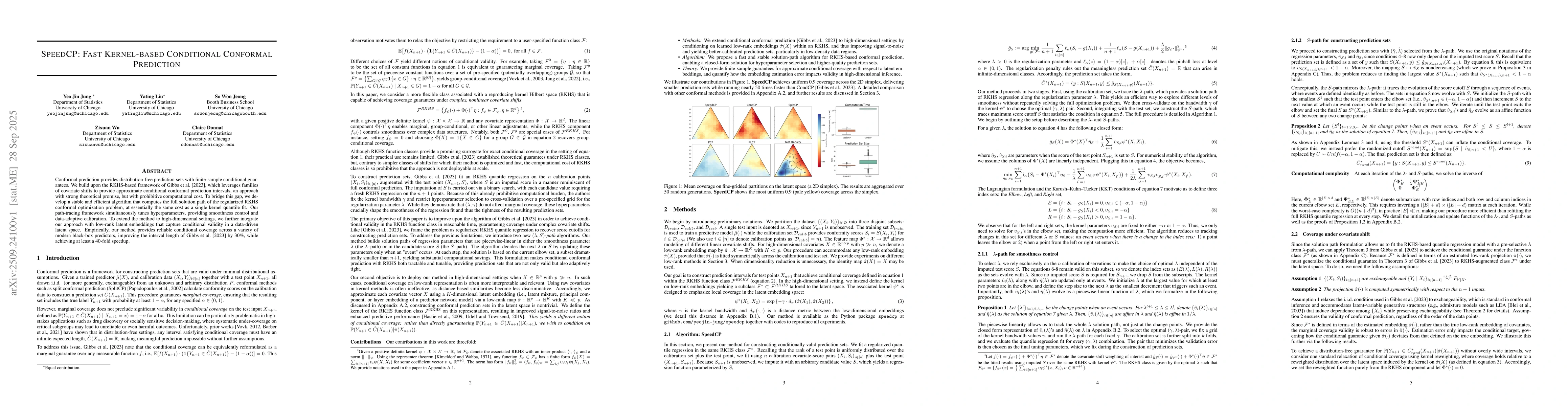Thumbnail for SpeedCP: Fast Kernel-based Conditional Conformal Prediction