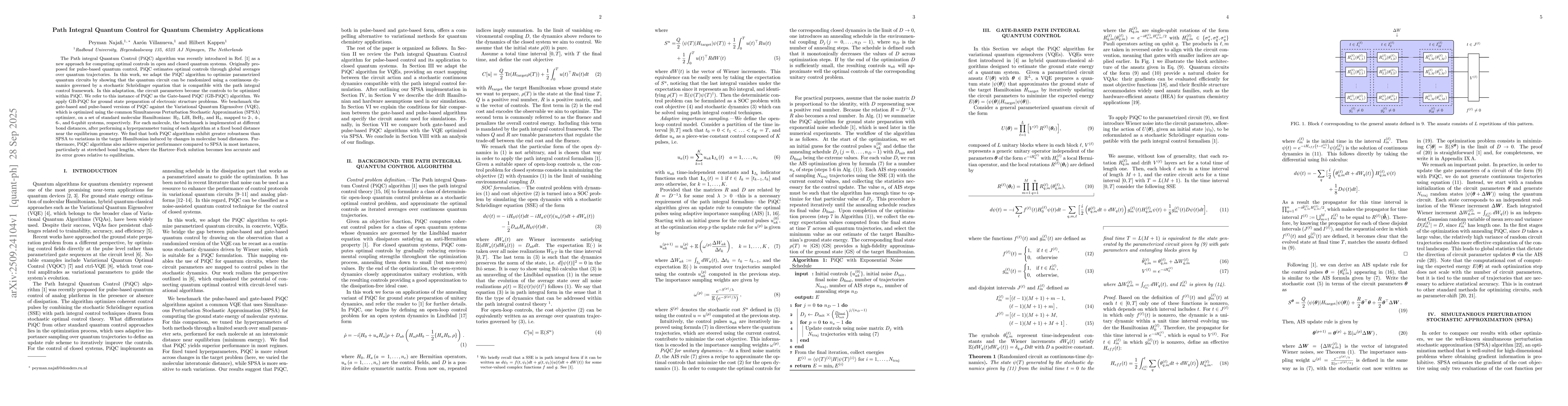 Thumbnail for Path Integral Quantum Control for Quantum Chemistry Applications