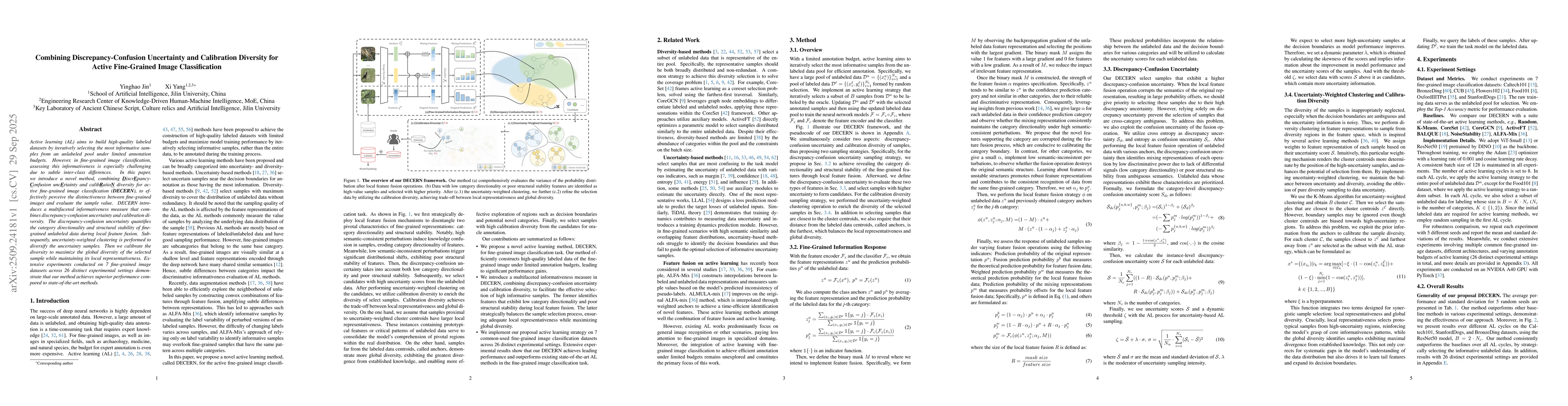 Thumbnail for Combining Discrepancy-Confusion Uncertainty and Calibration Diversity
  for Active Fine-Grained Image Classification