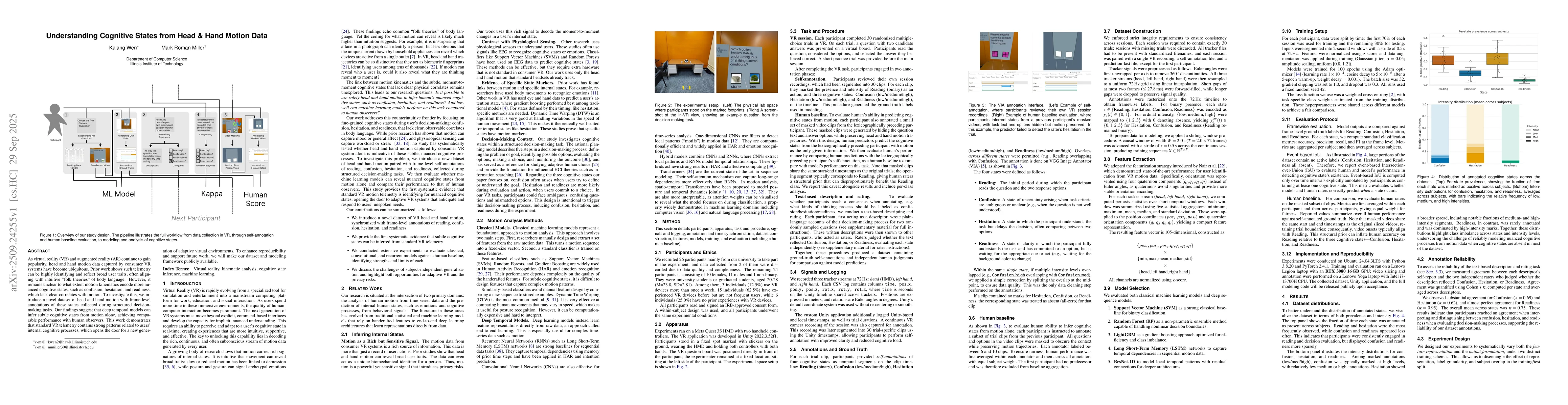 Thumbnail for Understanding Cognitive States from Head & Hand Motion Data