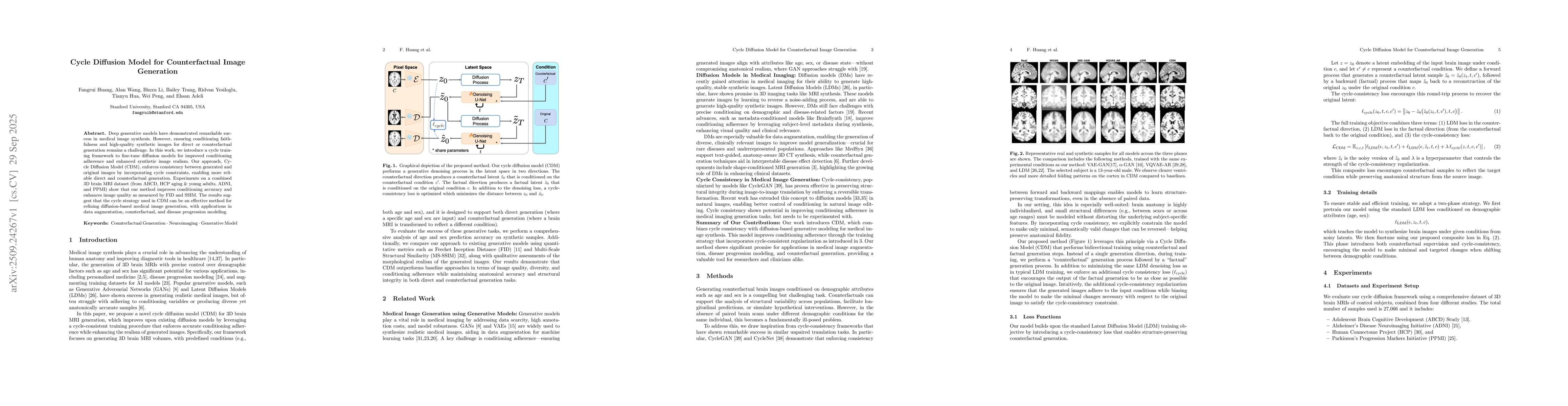 Thumbnail for Cycle Diffusion Model for Counterfactual Image Generation