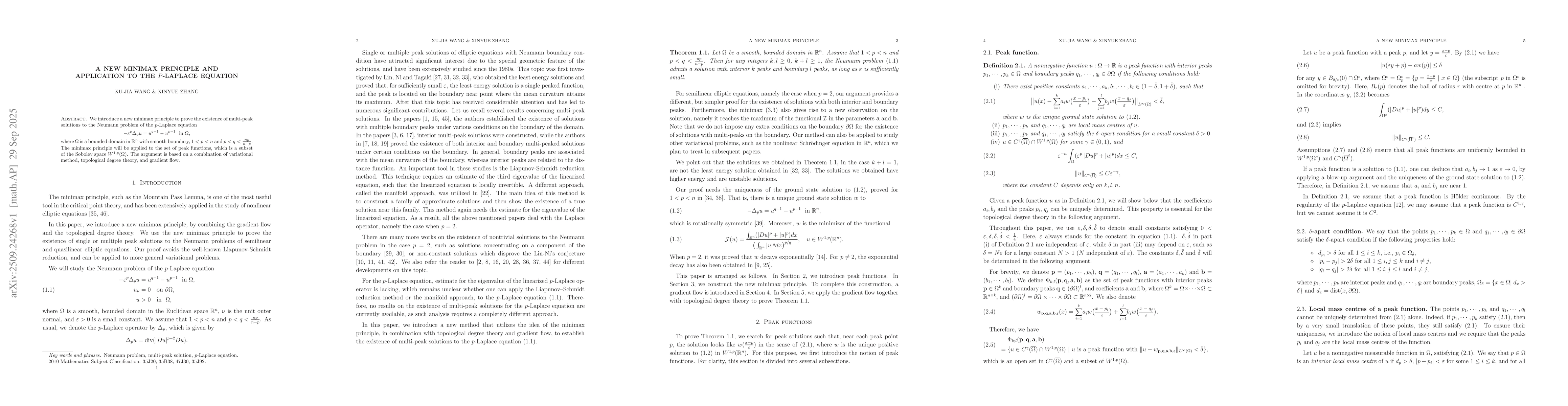 Thumbnail for A new minimax principle and application to the p-Laplace equation