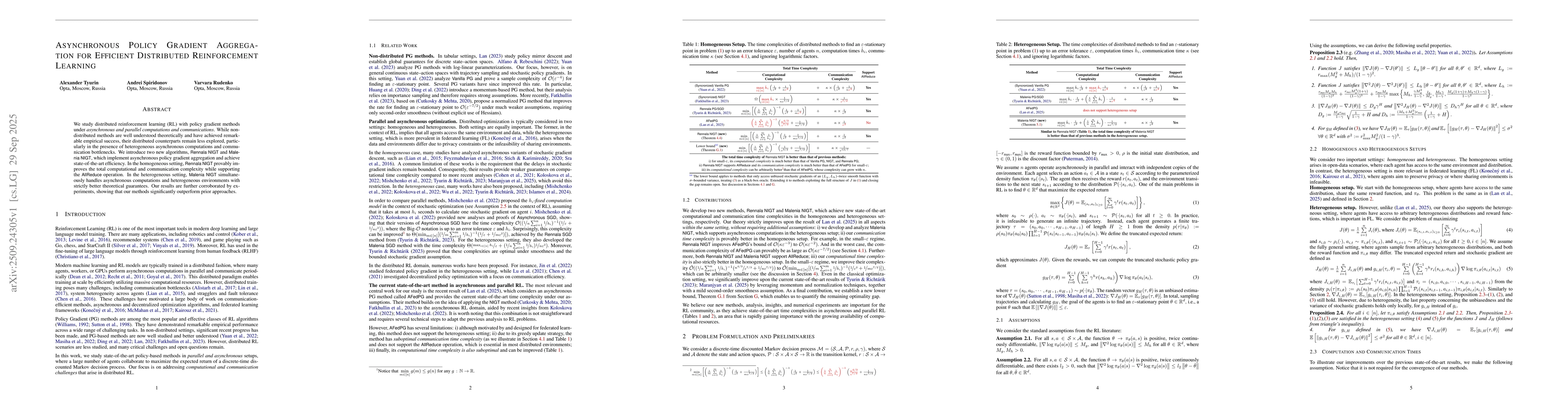 Thumbnail for Asynchronous Policy Gradient Aggregation for Efficient Distributed
  Reinforcement Learning