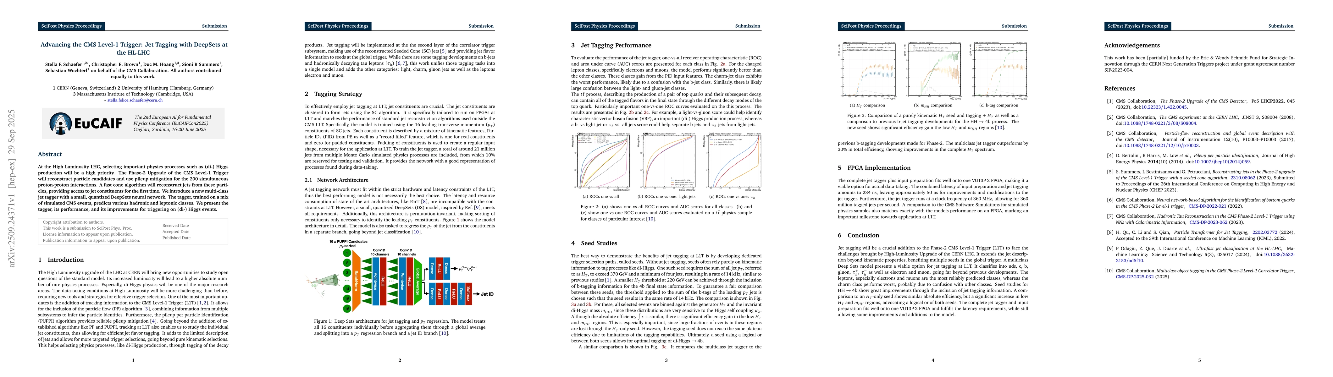 Thumbnail for Advancing the CMS Level-1 Trigger: Jet Tagging with DeepSets at the
  HL-LHC
