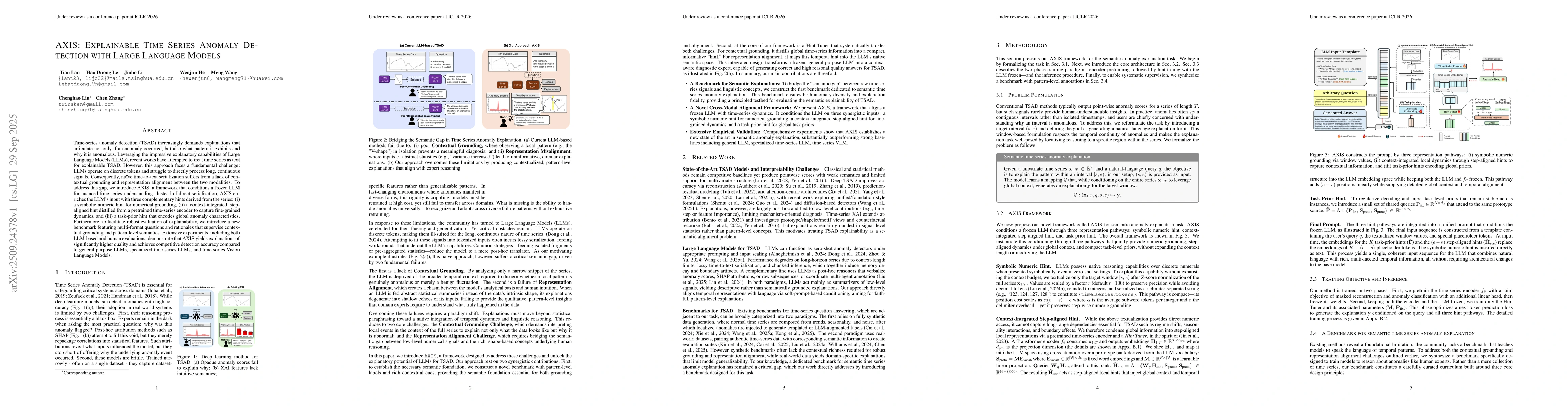 Thumbnail for AXIS: Explainable Time Series Anomaly Detection with Large Language
  Models