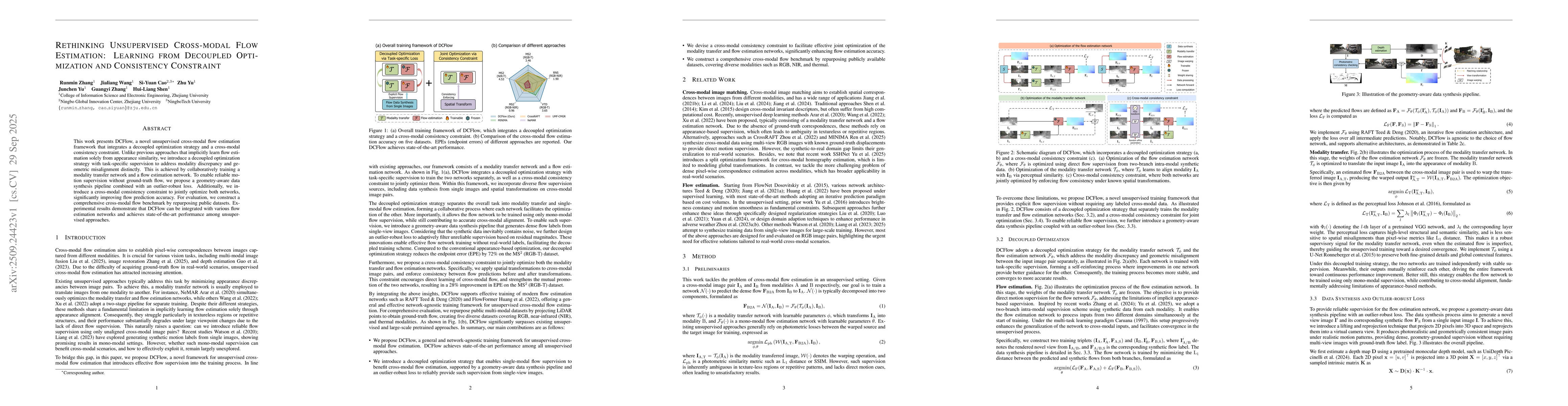 Thumbnail for Rethinking Unsupervised Cross-modal Flow Estimation: Learning from
  Decoupled Optimization and Consistency Constraint