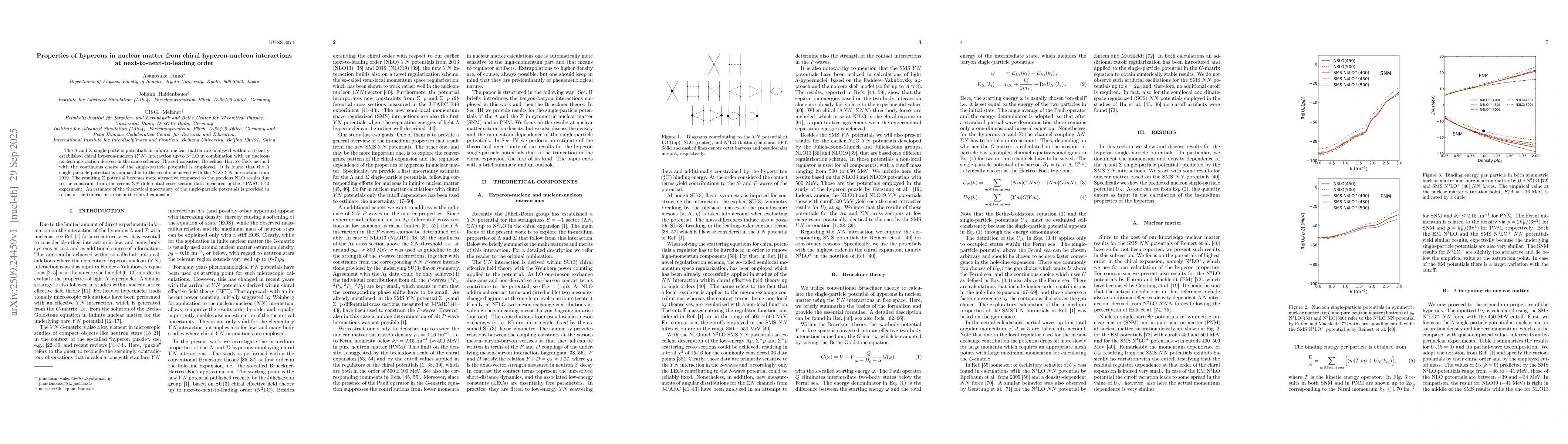 Thumbnail for Properties of hyperons in nuclear matter from chiral hyperon-nucleon
  interactions at next-to-next-to-leading order
