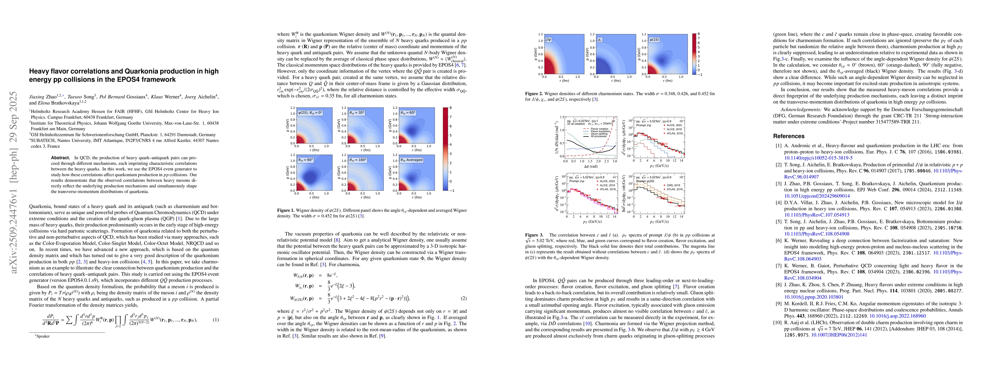 Thumbnail for Heavy flavor correlations and Quarkonia production in high energy pp
  collisions in the EPOS4 framework