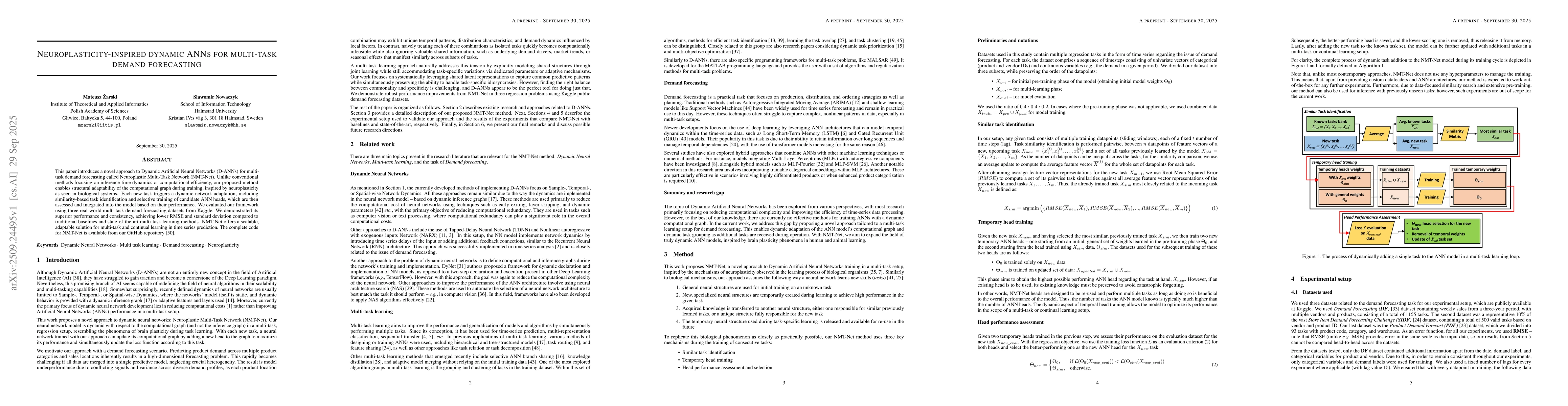 Thumbnail for Neuroplasticity-inspired dynamic ANNs for multi-task demand forecasting
