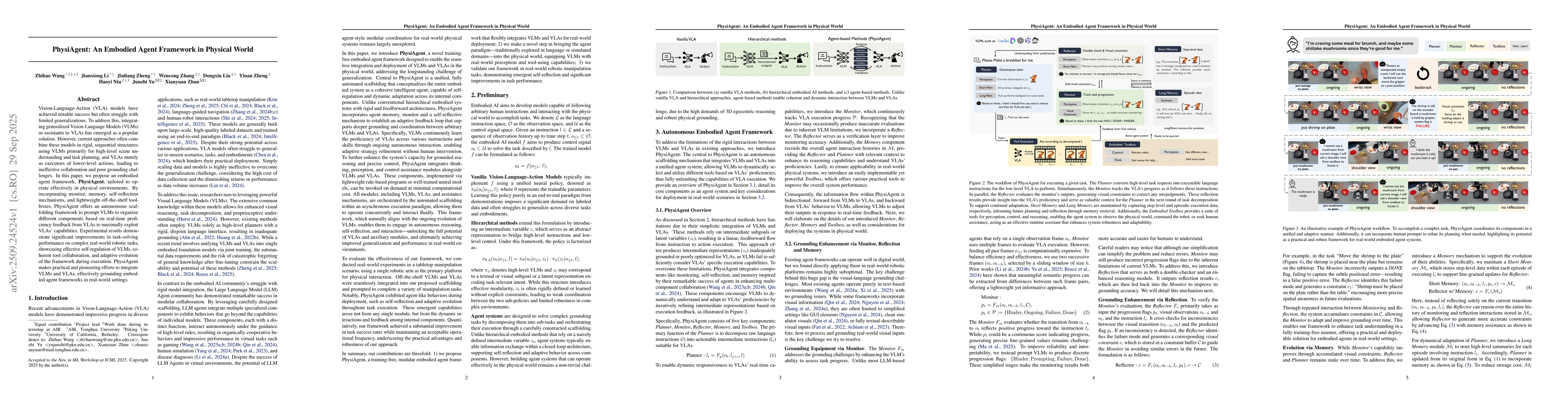 Thumbnail for PhysiAgent: An Embodied Agent Framework in Physical World