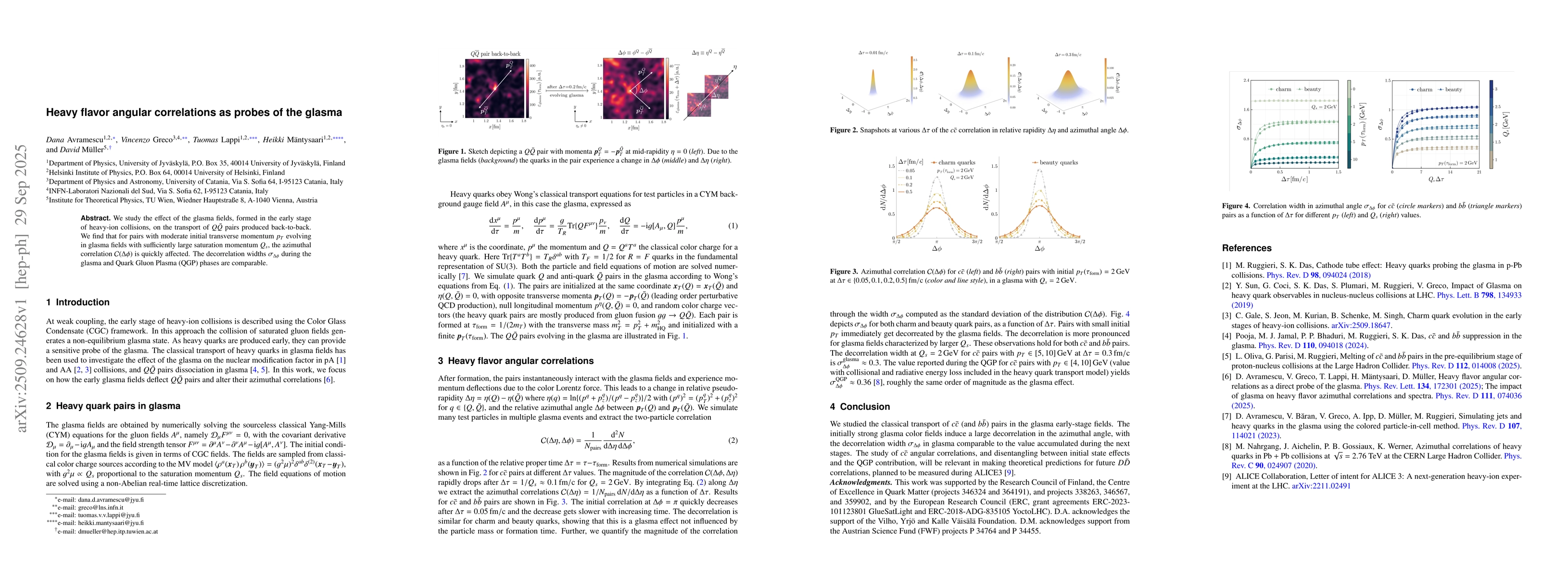 Thumbnail for Heavy flavor angular correlations as probes of the glasma