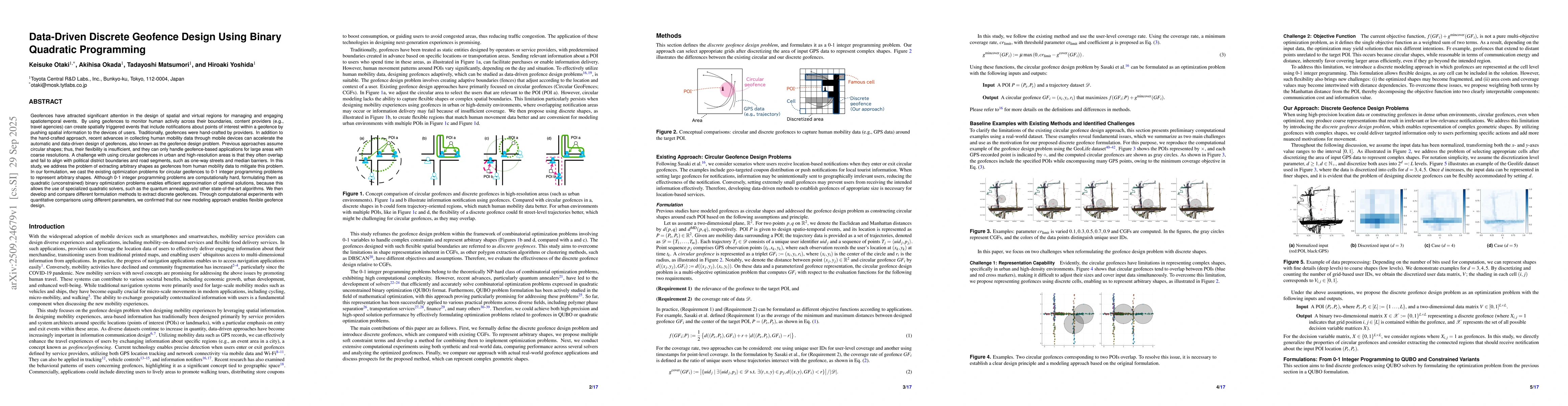Thumbnail for Data-Driven Discrete Geofence Design Using Binary Quadratic Programming