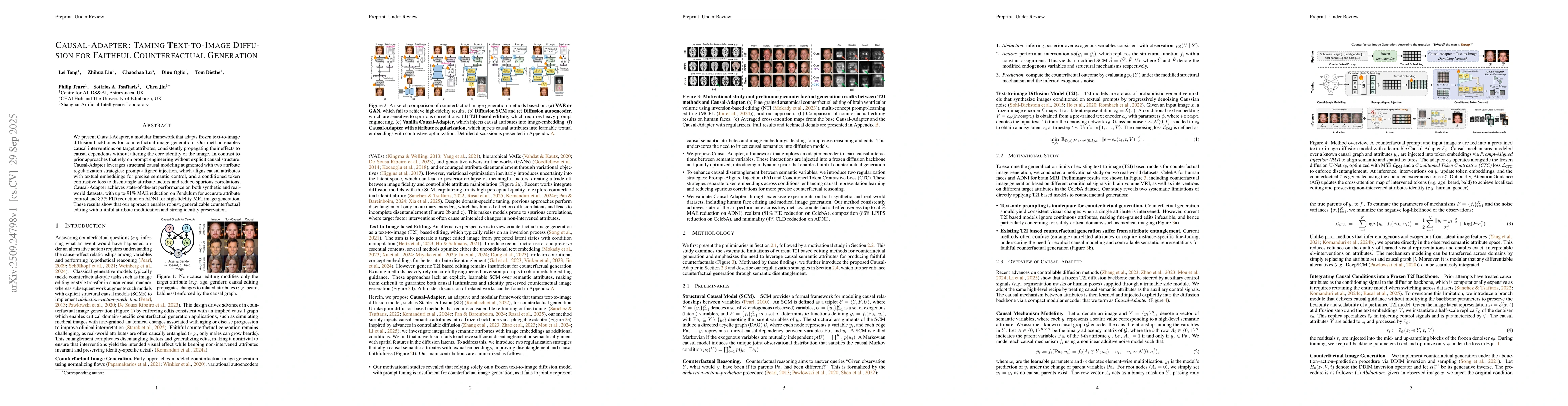 Thumbnail for Causal-Adapter: Taming Text-to-Image Diffusion for Faithful
  Counterfactual Generation