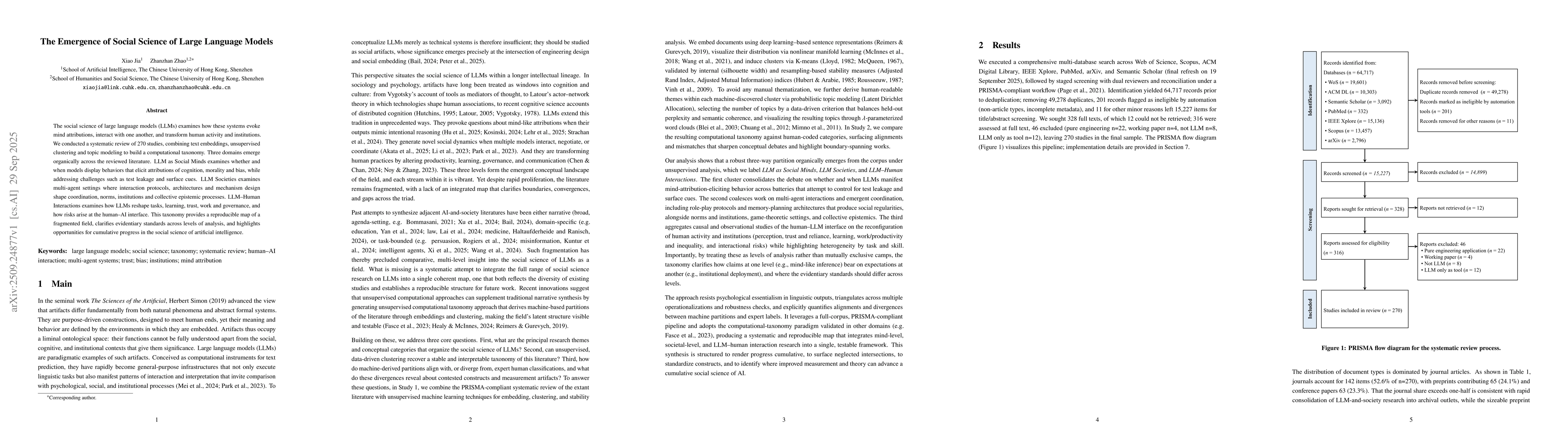 Thumbnail for The Emergence of Social Science of Large Language Models
