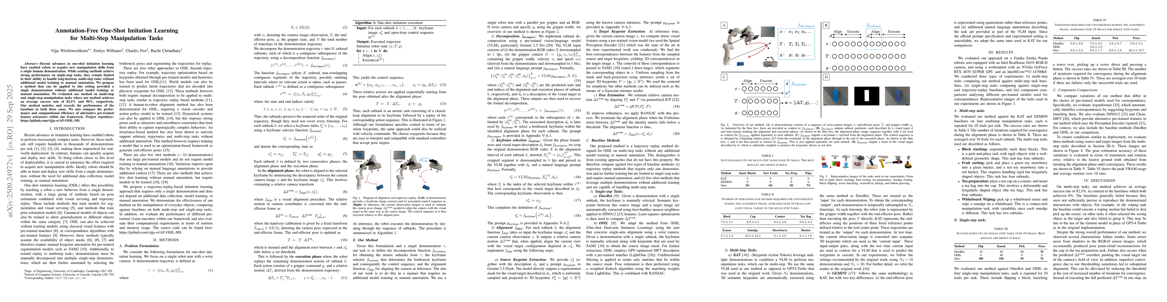 Thumbnail for Annotation-Free One-Shot Imitation Learning for Multi-Step Manipulation
  Tasks