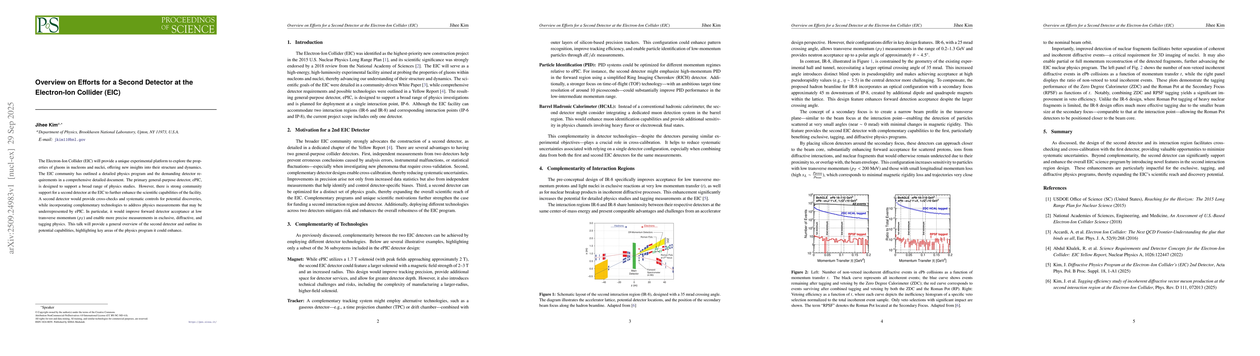 Thumbnail for Overview on Efforts for a Second Detector at the Electron-Ion Collider
  (EIC)