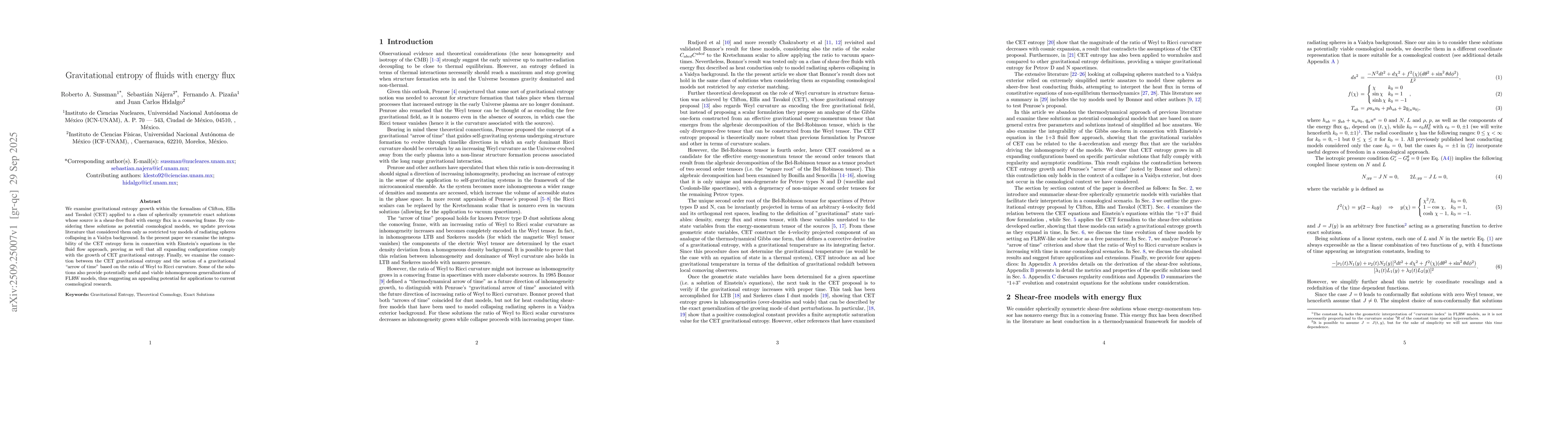 Thumbnail for Gravitational entropy of fluids with energy flux