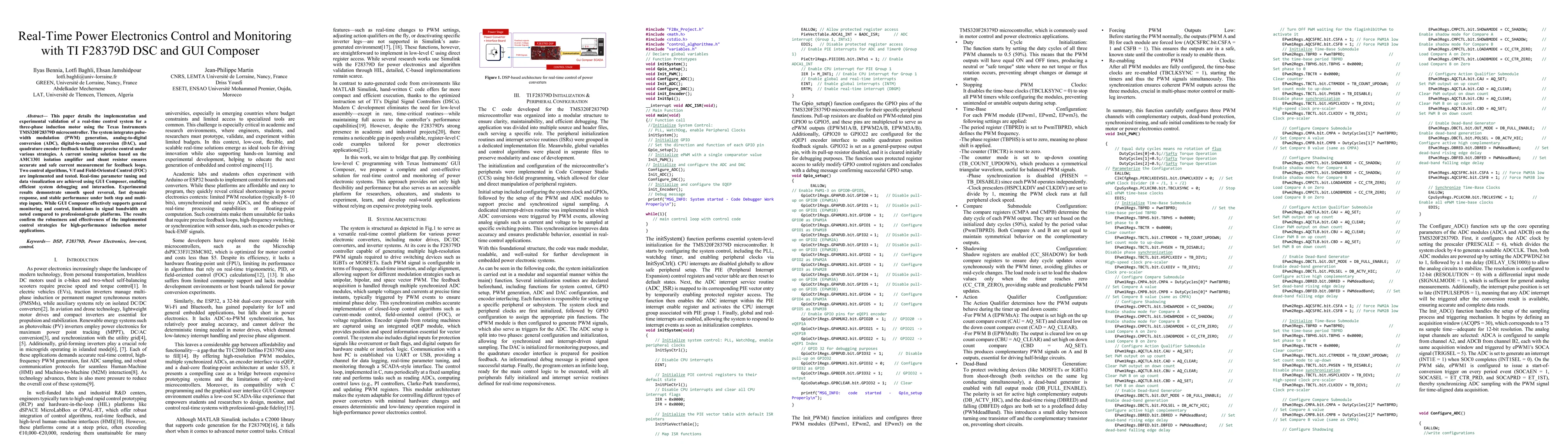Thumbnail for Real-Time Power electronics Control and Monitoring with TI F28379D DSC
  and GUI Composer