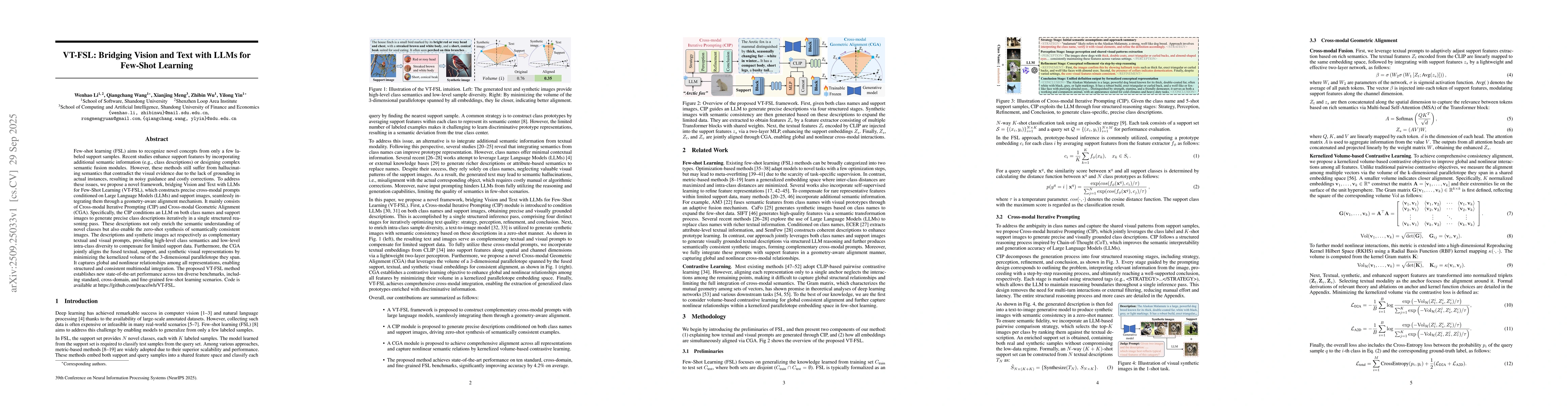 Thumbnail for VT-FSL: Bridging Vision and Text with LLMs for Few-Shot Learning