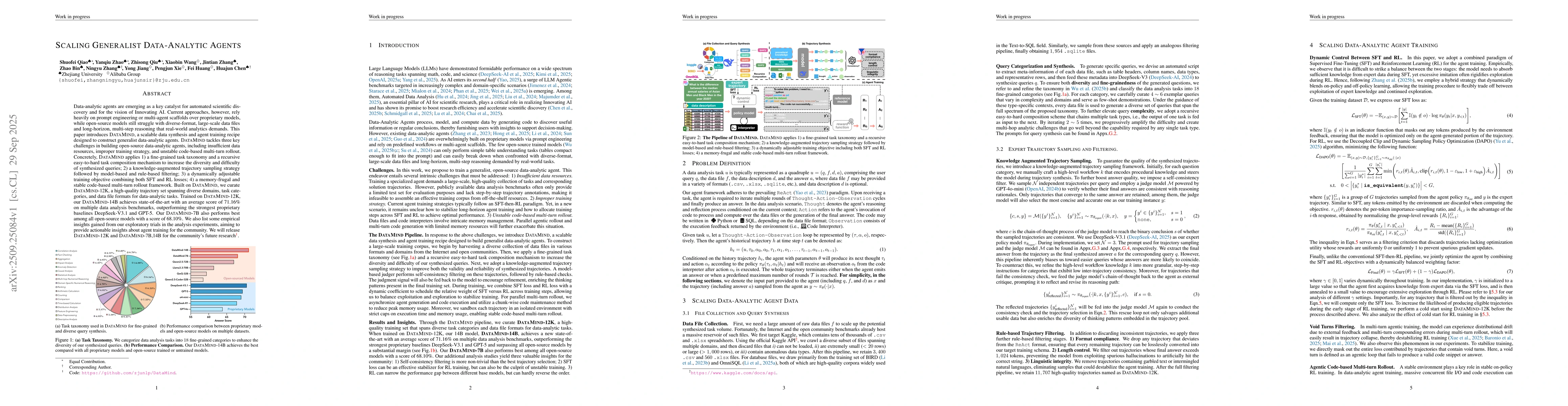 Thumbnail for Scaling Generalist Data-Analytic Agents