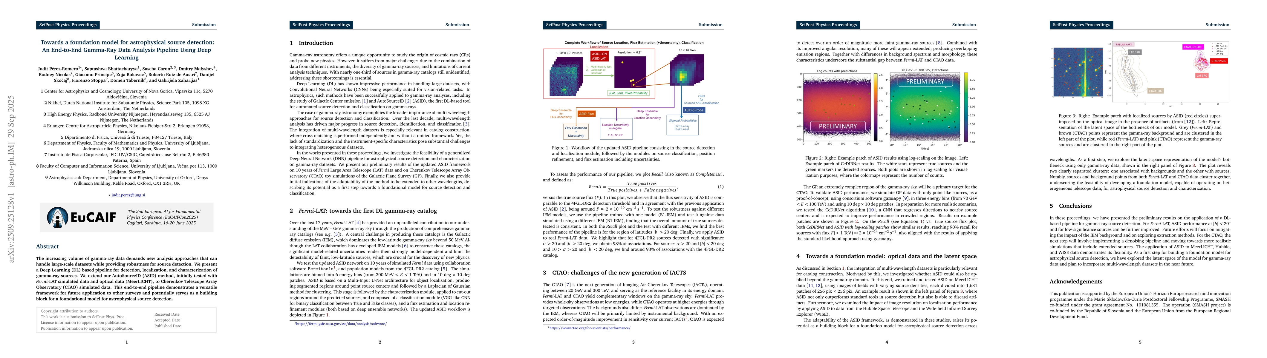 Thumbnail for Towards a foundation model for astrophysical source detection: An
  End-to-End Gamma-Ray Data Analysis Pipeline Using Deep Learning