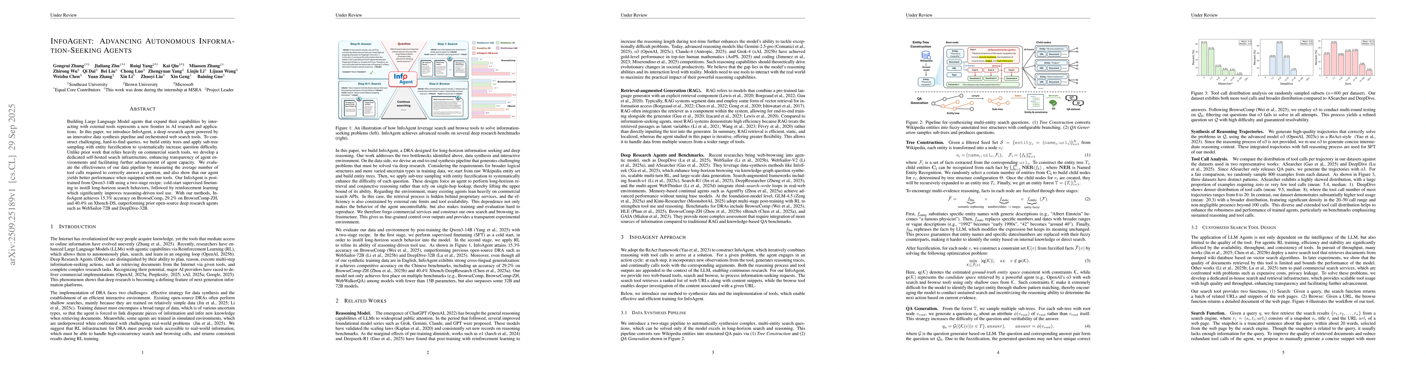 Thumbnail for InfoAgent: Advancing Autonomous Information-Seeking Agents