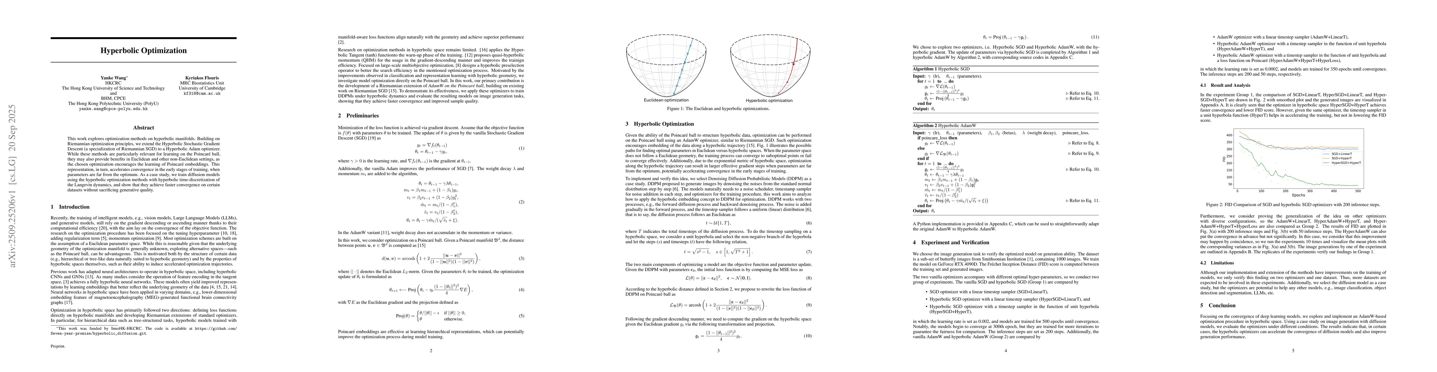 Thumbnail for Hyperbolic Optimization