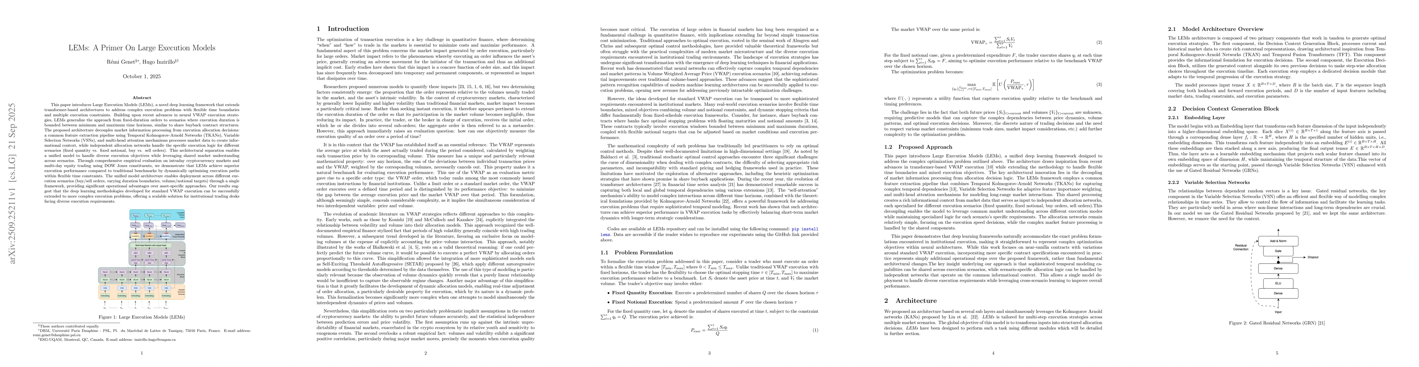 Thumbnail for LEMs: A Primer On Large Execution Models