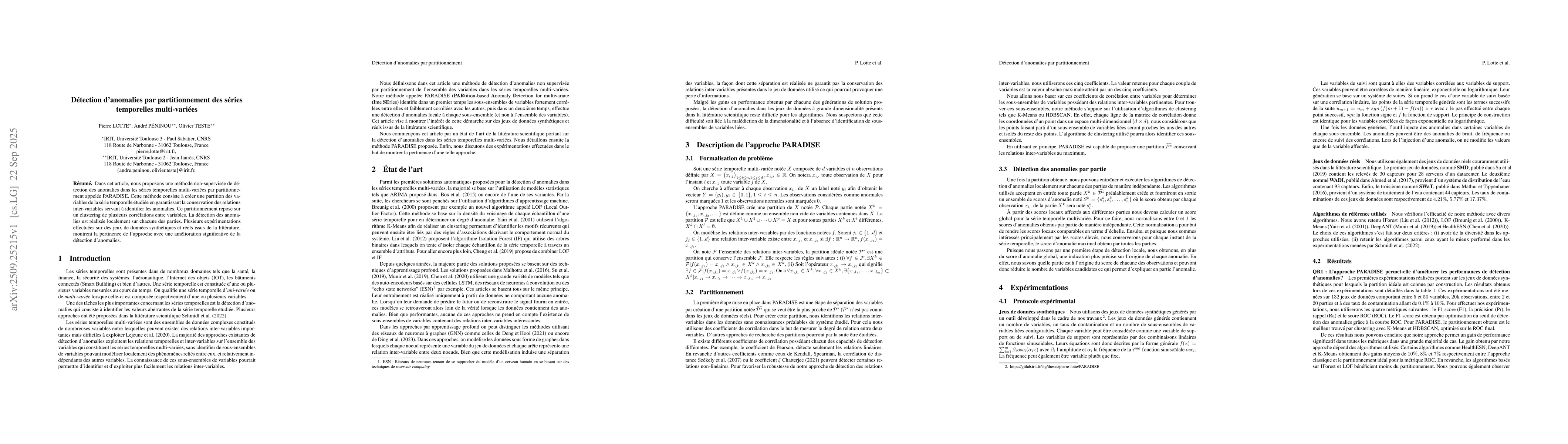 Thumbnail for Anomaly detection by partitioning of multi-variate time series