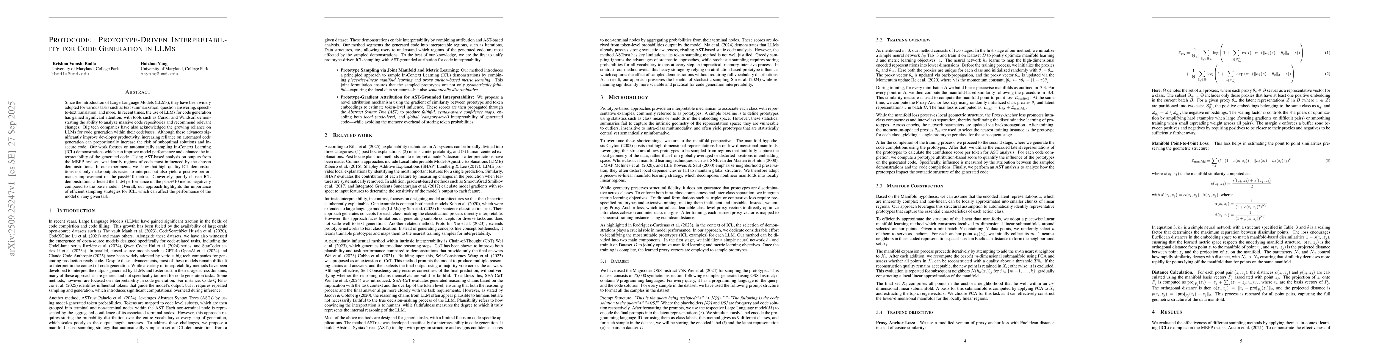 Thumbnail for Protocode: Prototype-Driven Interpretability for Code Generation in LLMs