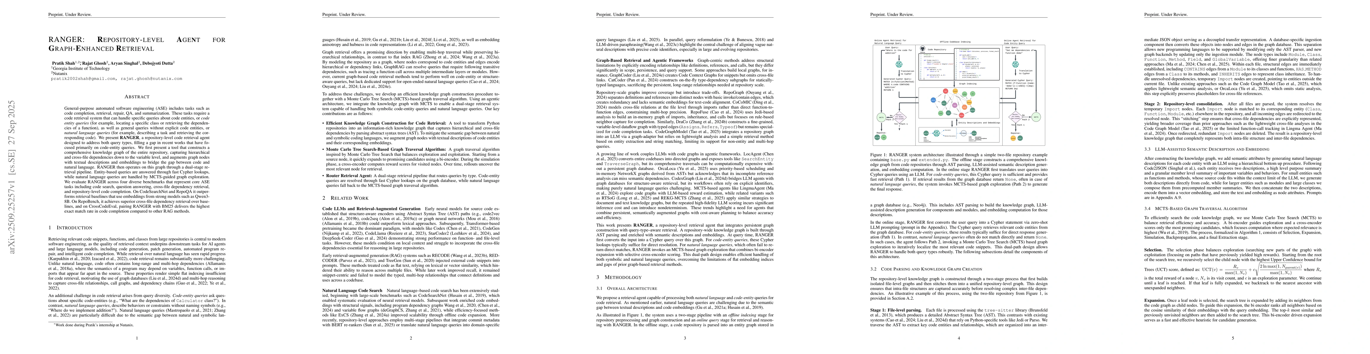 Thumbnail for RANGER -- Repository-Level Agent for Graph-Enhanced Retrieval