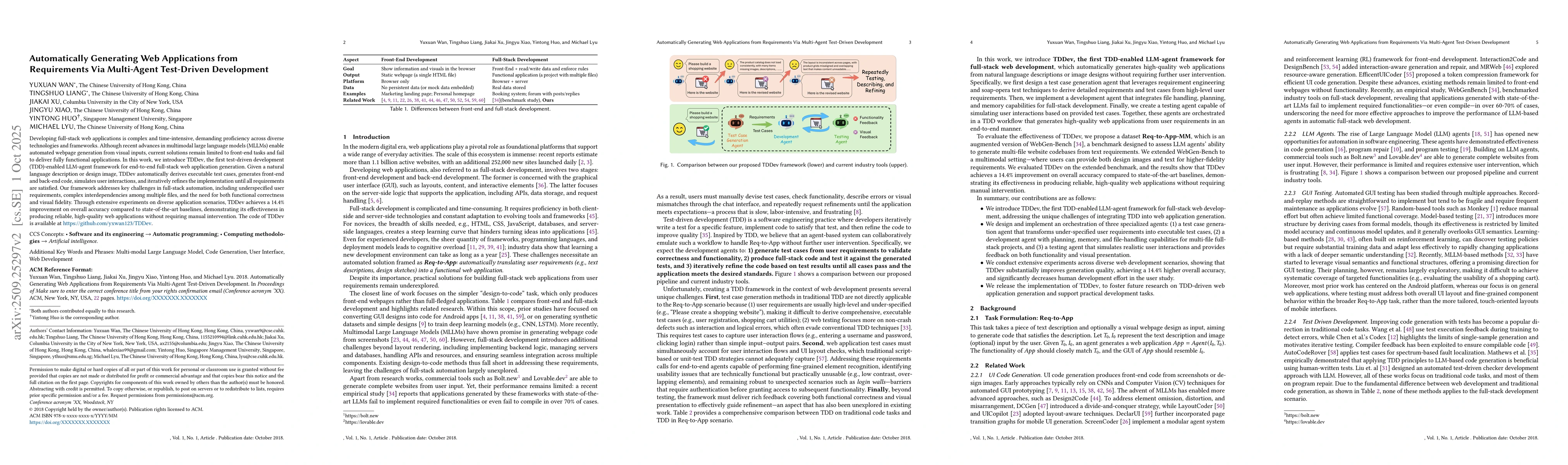 Thumbnail for Automatically Generating Web Applications from Requirements Via
  Multi-Agent Test-Driven Development