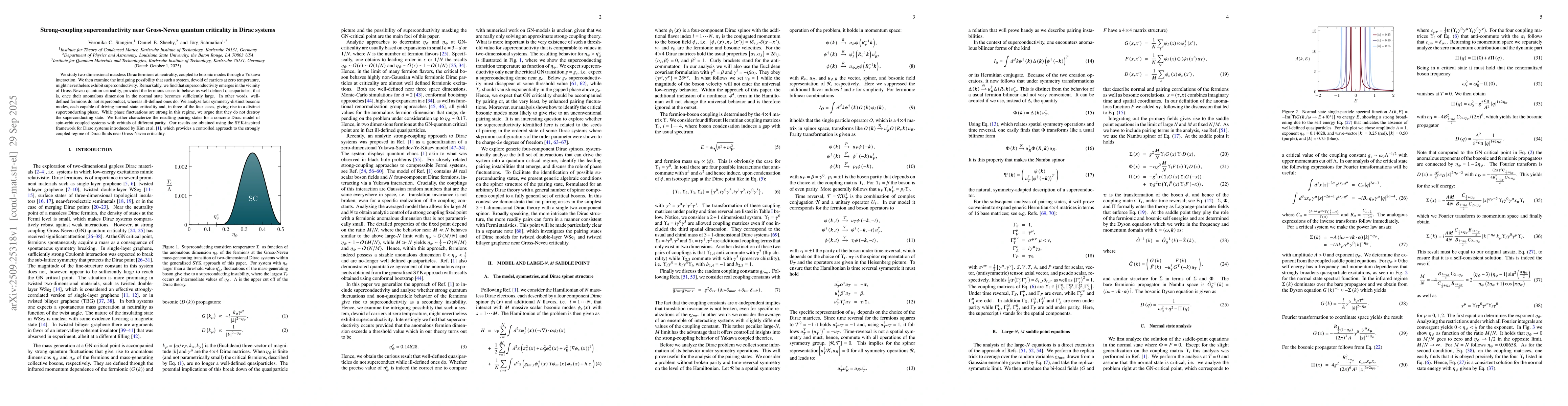 Thumbnail for Strong-coupling superconductivity near Gross-Neveu quantum criticality
  in Dirac systems