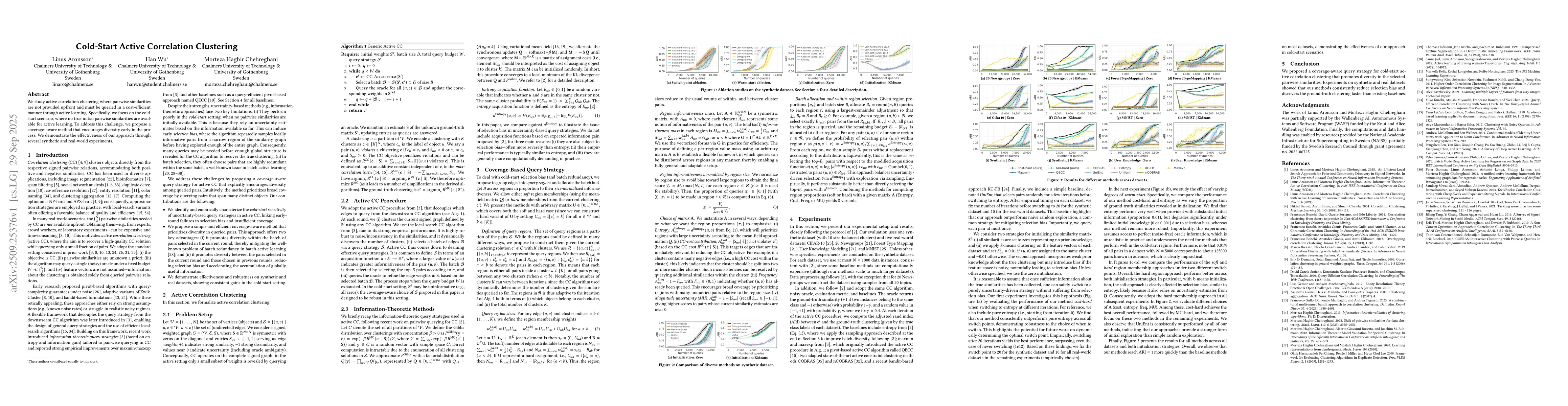 Thumbnail for Cold-Start Active Correlation Clustering