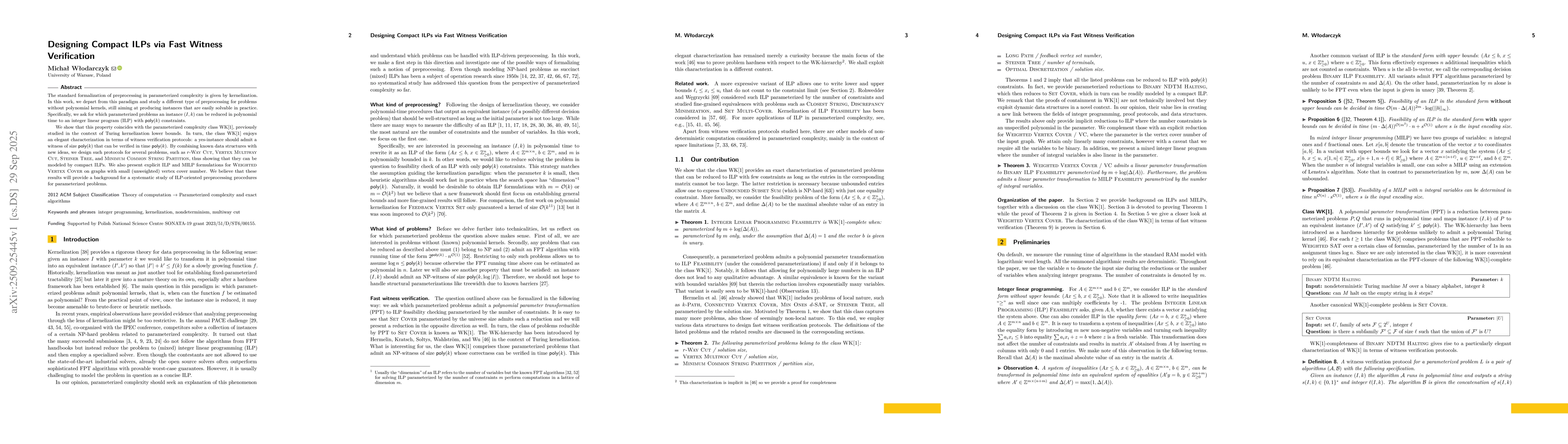Thumbnail for Designing Compact ILPs via Fast Witness Verification