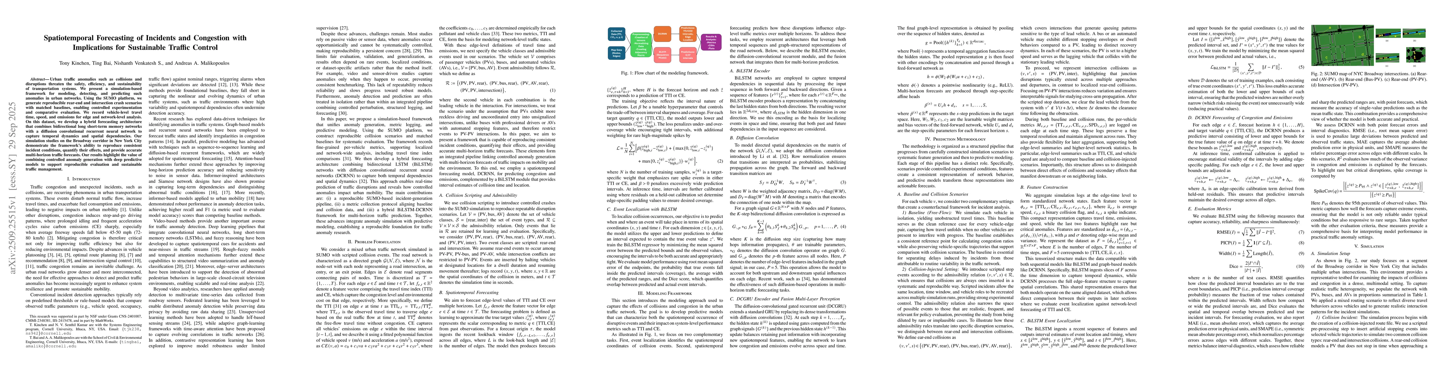 Thumbnail for Spatiotemporal Forecasting of Incidents and Congestion with Implications
  for Sustainable Traffic Control