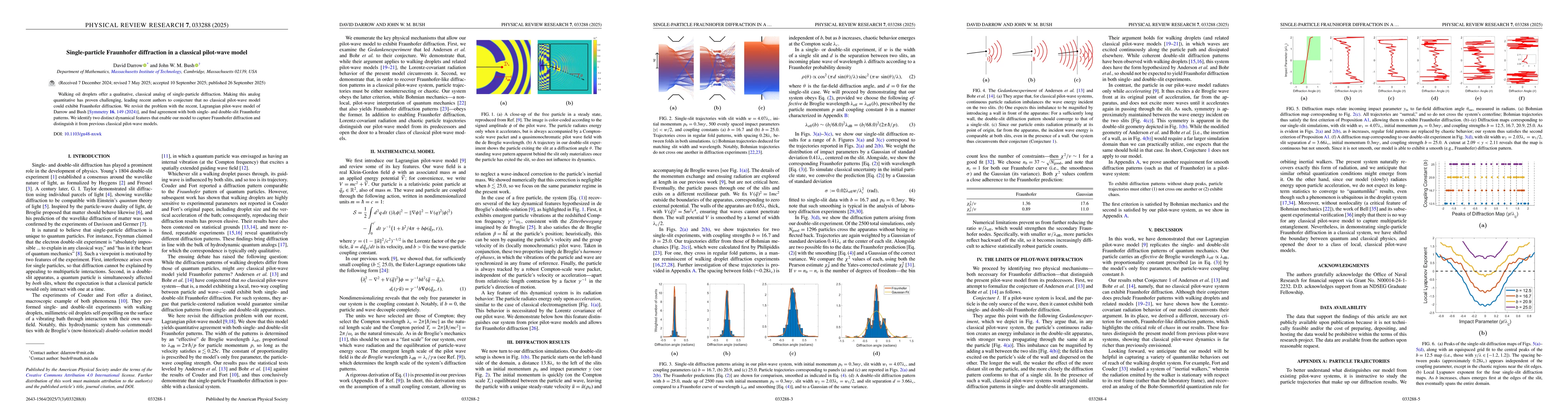 Thumbnail for Single-particle Fraunhofer diffraction in a classical pilot-wave model