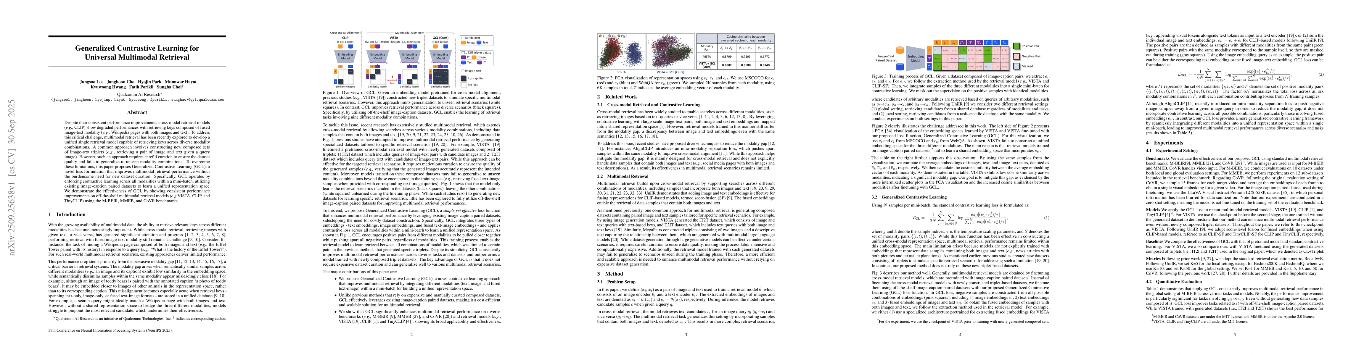 Thumbnail for Generalized Contrastive Learning for Universal Multimodal Retrieval