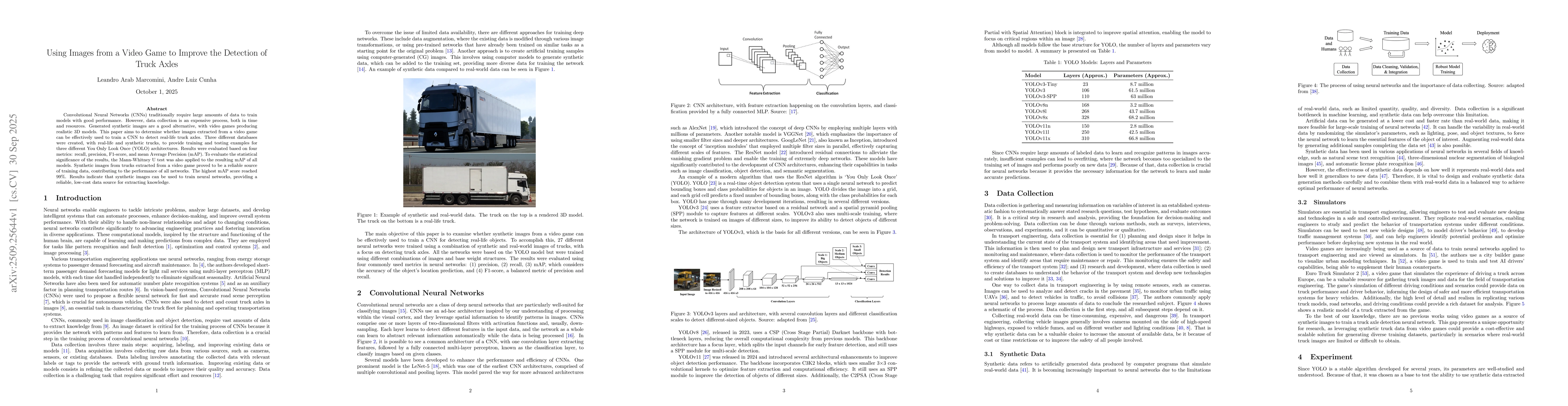 Thumbnail for Using Images from a Video Game to Improve the Detection of Truck Axles