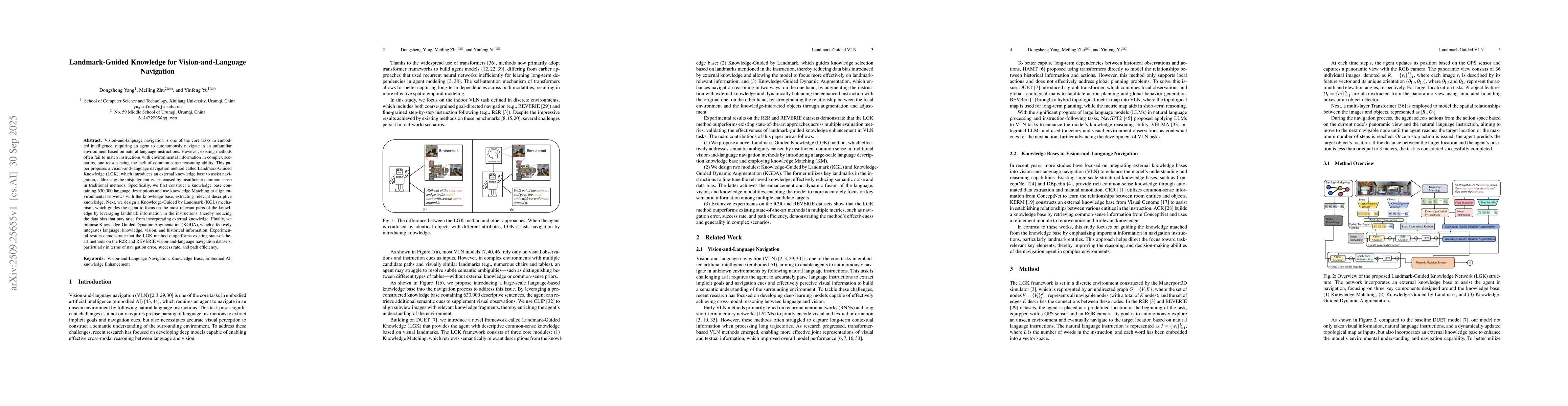 Thumbnail for Landmark-Guided Knowledge for Vision-and-Language Navigation